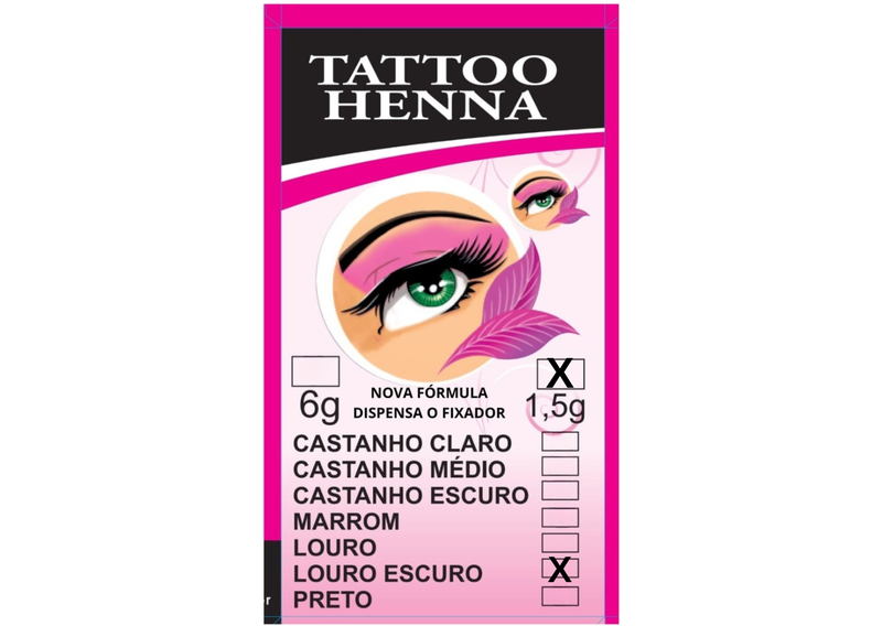 TATTOO HENNA - LOURO ESCURO 1,5G